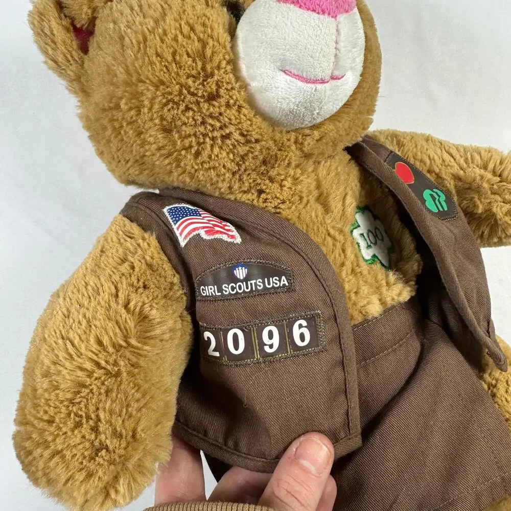 Build-A-Bear Girl Scouts Teddy Bear Stuffed Animal